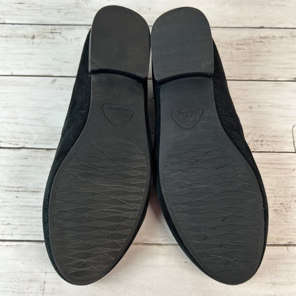 Abeo Jean 11 Loafers Womens 7M Metallic Black Leather Neutral Orthotic Insoles - Picture 6 of 10